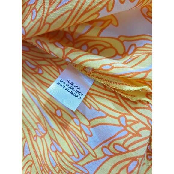 Amanda Uprichard Sunflower Silk Blouse Size Small - Picture 5 of 8